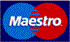 We accept Mastercard Maestro